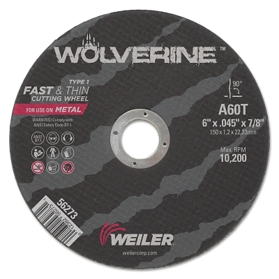 6 X 045 WOLV TY1 C-O WHL A60T 7/8 AH